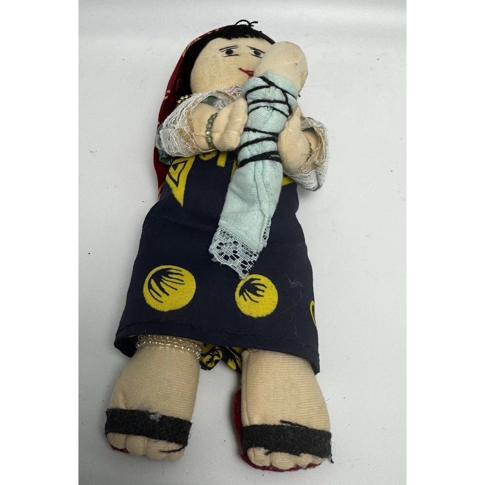 Guna Yala Doll Handcrafted by Women of‎ Panama made Scrap Traditional Material